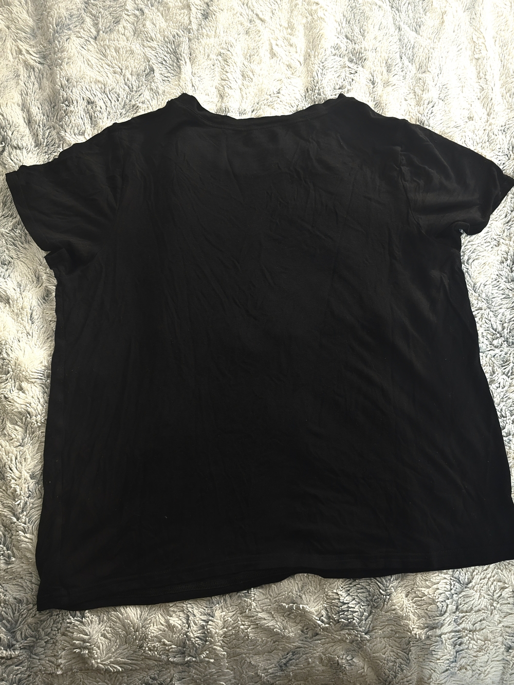 Women's bebe Black Rhinestone Logo Tee - 1x - Picture 4 of 4